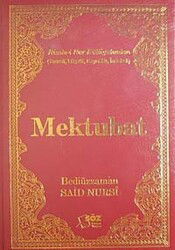 Mektubat/Terimli, Lügatlı, Kaynaklı, İndeksli (Büyük Boy) - Söz Basım Yayın