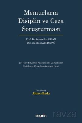 Memurların Disiplin ve Ceza Soruşturması - 1