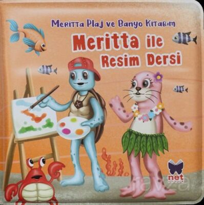 Meritta ile Resim Dersi / Meritta Plaj ve Banyo Kitabim - 1