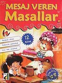 Mesaj Veren Masallar (12 Kitap, Çevirmeli, 24 Masal) - Damla Çocuk Yayınları