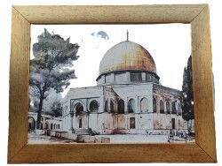 Mescidi Aksa UV Ahsap Tablo Ince Çerçeve - Moonbeavers Ahsap Oyuncak