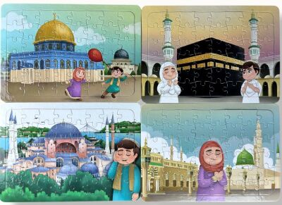 Mescidlerimiz 4lü Puzzle Seti - 1