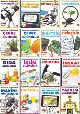 Meslekleri Öğreniyorum Set (16 Kitap) - 1