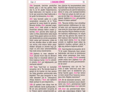 Metinsiz Kuranı Kerim Meali (Cep Boy-Turkuaz-Kod:108) - 3