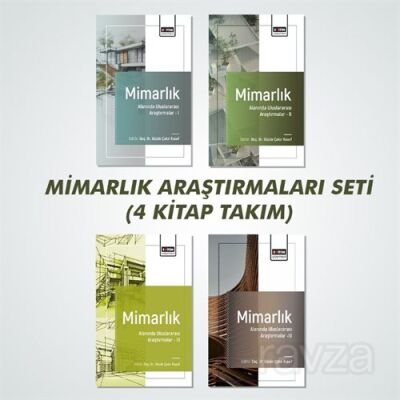 Mimarlık Araştırmaları Seti (4 Kitap Takım) - 1