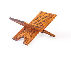 Mini Boy Selçuklu Oymali Ahsap Rahle - 3
