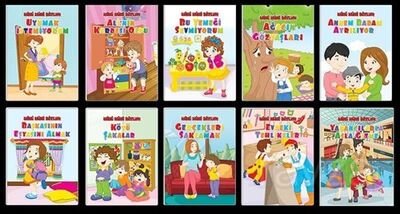 Mini Mini Bizler Okul Öncesi Hikaye Seti (10 Kitap) - 2