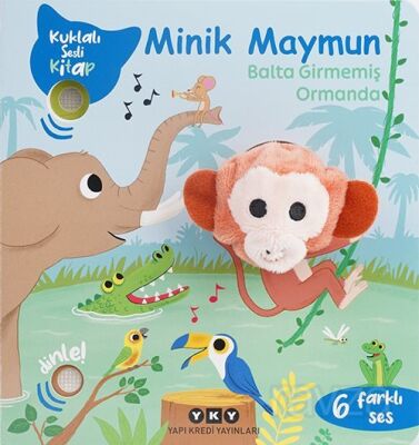 Minik Maymun Balta Girmemiş Ormanda (Kuklalı Sesli Kitap) - 1
