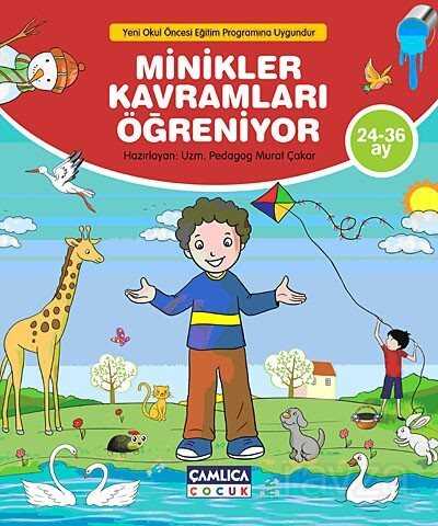 Minikler Kavramları Öğreniyor (24-36 Ay) - Çamlıca Çocuk Yayınları