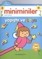 Miniminiler Yapıştır ve Boya (Mavi Kitap) - Parıltı Yayıncılık