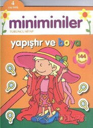Miniminiler Yapıştır ve Boya (Turuncu Kitap) - Parıltı Yayıncılık