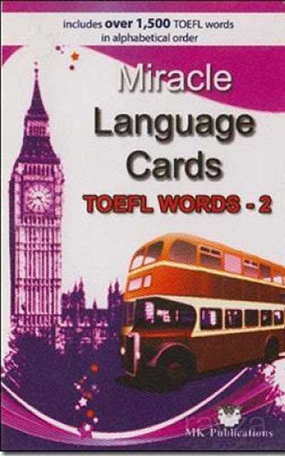 Miracle Language Cards - TOEFL Words 2 - 1