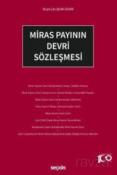 Miras Payının Devri Sözleşmesi - Seçkin Yayıncılık