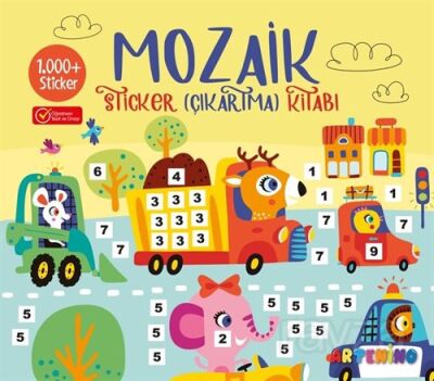 Mozaik Sticker (1.000+ Çıkartma) Kitabı - Sarı - 1