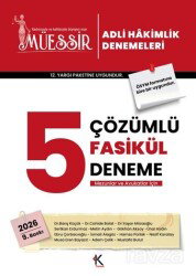 Müessir Adli Hakimlik Denemeleri 2026 / Çözümlü 5 Deneme - Kuram Kitap