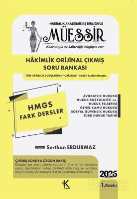 Müessir HMGS Fark Dersler Çıkmış Soru Bankası - 1