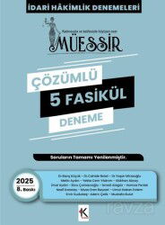 Müessir İdari Hakimlik Denemeleri-2025 Çözümlü 5 Deneme - Kuram Kitap