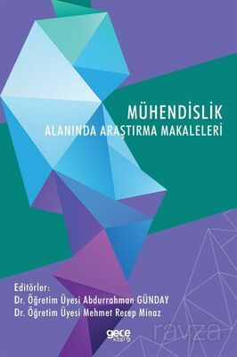 Mühendislik Alanında Araştırma Makaleleri - 1