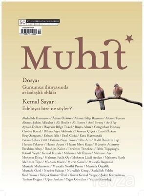 Muhit Dergi Aylık Edebiyat Dergisi Sayı:50 Şubat 2024 - 1
