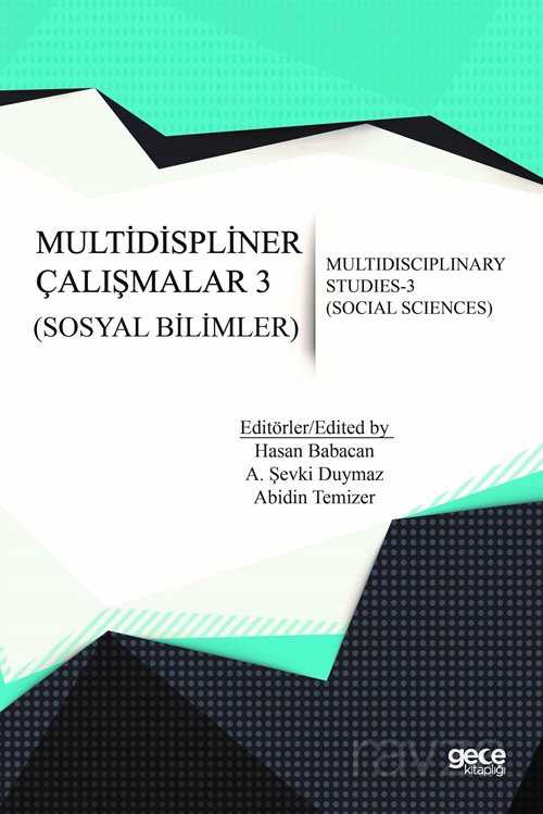 Multidispliner Çalışmalar 3 (Sosyal Bilimler) - 1