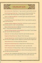 Münacaat Cüzü Yasin-i Şerif Şifa Duaları (Küçük Boy-Karton Kapak) - Kitap Kalbi Yayıncılık