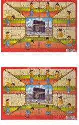 Namaz Kılıyorum (Erkek) -Ahşap Puzzle - Azim Dağıtım Ürünleri
