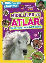 National Geographic Kids Midilliler ve Atlar Çıkartmalı Faaliyet Kitabı - Beta Kids