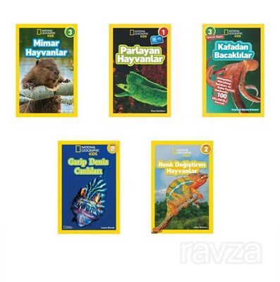 National Geographic Kids Olağanüstü Hayvanlar Seti (5 Kitap) - 1