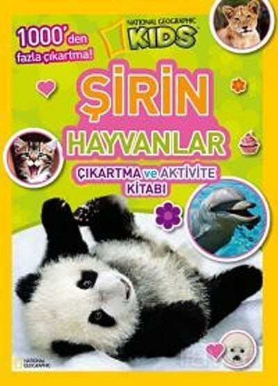 National Geographic Kids -Şirin Hayvanlar Çıkartma ve Aktivite Kitabı - 1