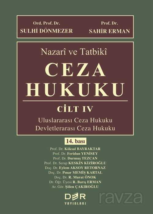 Nazari ve Tatbiki Ceza Hukuku (Cilt 4) - 1