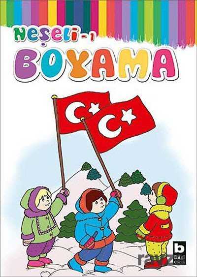 Neşeli Boyama 1 - Bilgi Yayınevi Çocuk Kitapları