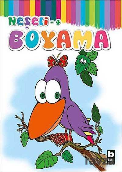 Neşeli Boyama 4 - Bilgi Yayınevi Çocuk Kitapları