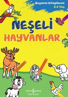 Neşeli Hayvanlar Boyama Kitaplarım 3-4 Yaş - 1