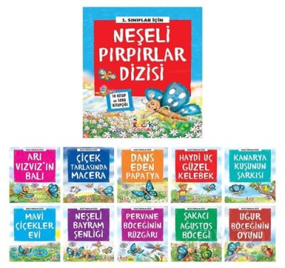 Neşeli Pırpırlar Dizisi (10 Kitap+Soru Kitapçığı) - 1