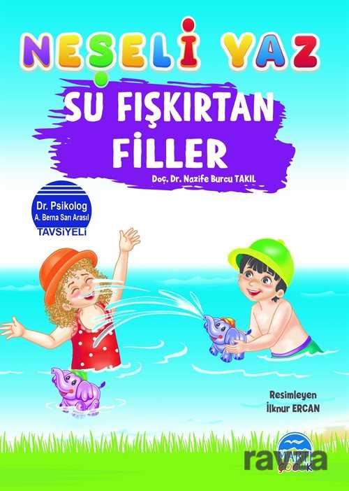 Neşeli Yaz Su Fışkırtan Filler - 1