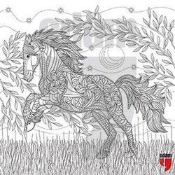 Nuh'un Gemisi Tablo Boyama Serisi 6 - At - Edam Yayınları