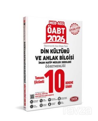 ÖABT MEB-AGS Din Kültürü ve Ahlak Bilgisi İmam Hatip Meslek Dersleri Öğretmenliği Tamamı Çözümlü 10 - Data Yayınları