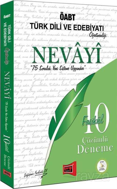 ÖABT Nevayi Türk Dili ve Edebiyatı Öğretmenliği Çözümlü 10 Fasikül Deneme - 1