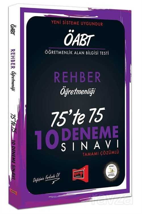 ÖABT Rehber Öğretmenliği 75'te 75 10 Deneme Sınavı - 1