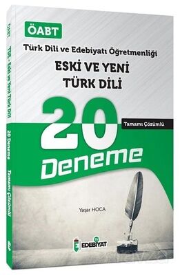 ÖABT Türk Dili Edebiyatı Eski ve Yeni Türk Dili 20 Deneme - 1