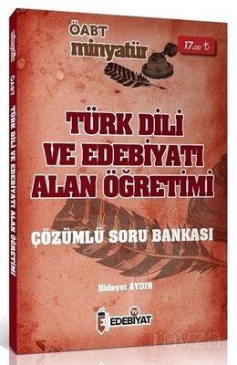 ÖATB Minyatür Türk Dili Ve Edebiyatı Alan Öğretimi Soru Bankası Çözümlü - 1
