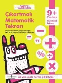 Ödeve Yardımcı Çıkartmalı Matematik Tekrarı (9+ Yaş) - İş Bankası Yayınları