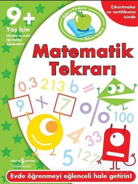 Ödeve Yardımcı Matematik Tekrarı (9+ Yaş) - İş Bankası Yayınları