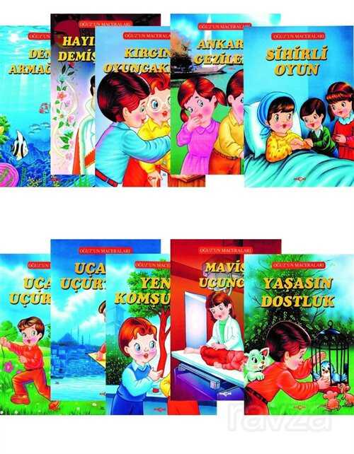 Oğuz'un Maceraları Dizisi (10 Kitap Takım) - Akçağ Yayınları
