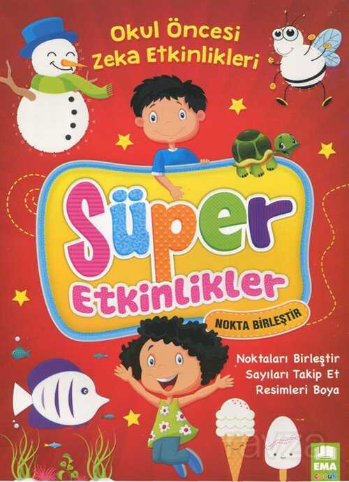 Okul Öncesi Zeka Etkinleri Süper Etkinler Seti (4 Kitap) - 1