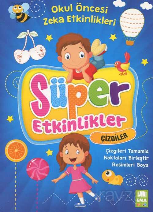 Okul Öncesi Zeka Etkinleri Süper Etkinler Seti (4 Kitap) - 2