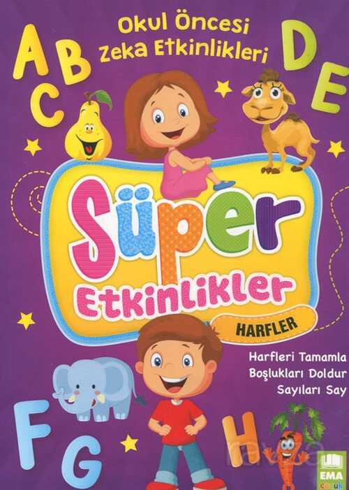 Okul Öncesi Zeka Etkinleri Süper Etkinler Seti (4 Kitap) - 3