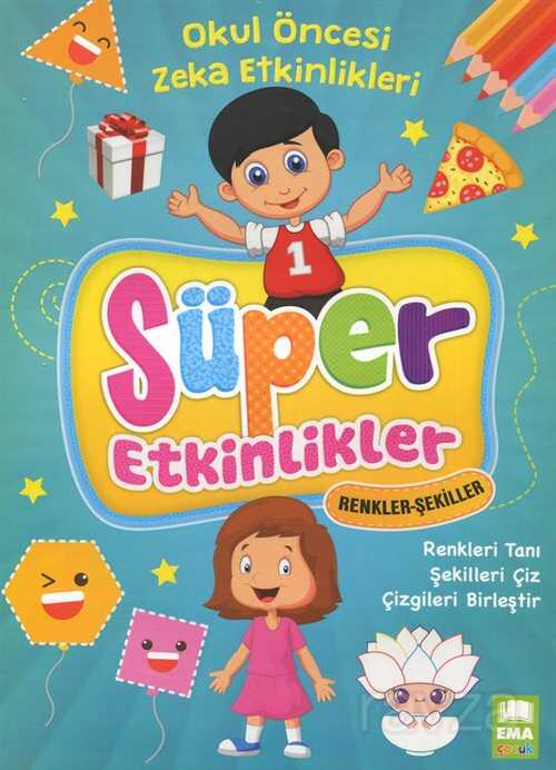 Okul Öncesi Zeka Etkinleri Süper Etkinler Seti (4 Kitap) - 4