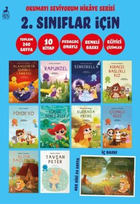 Okumayı Seviyorum Hikaye Serisi 2. Sınıflar İçin (10 Kitap) - 1