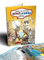 Ömer Seyfettin Hikayeleri Diyet ve Forsa (Renkli Resimli 1. ve 2. Sınıflara - 6+Yaş) - Bordo Ressam